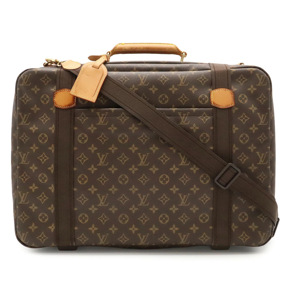 LOUIS VUITTON Monogram Satellite Suitcase Travel Bag Shoulder